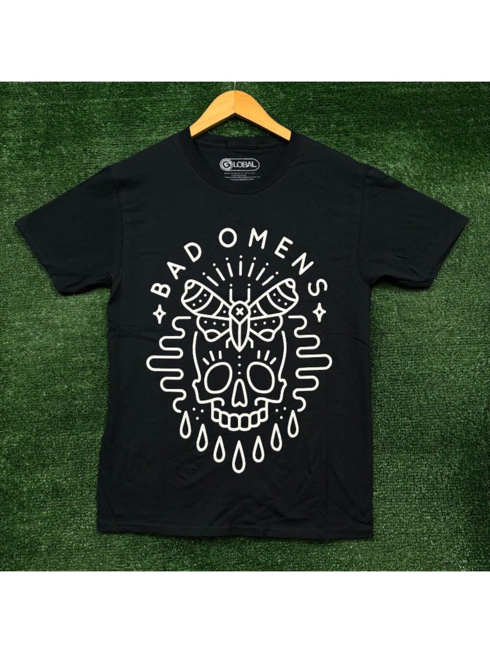 Bad Omens Night Moth Heavy Metal Band T-Shirt Size Small